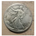 1918 Liberty Walking Half Dollar Silver Coin Circulated Business Strike 50C