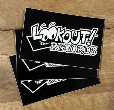 Lookout! Records Logo Sticker/Decal 3-pk Green Day Op Ivy Queers Weasel Pop Punk
