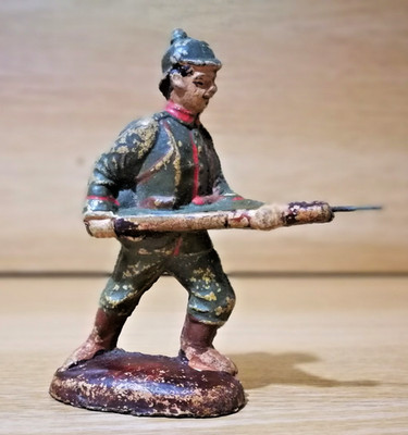 Lineol Germany Composition German Vintage 30er Jahre Elastolin Spielzeug Soldat Figur #5