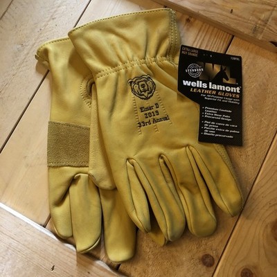 Cowhide Leather Wells Lamont Premium Leather Work Gloves XL ''SHIPS FREE''