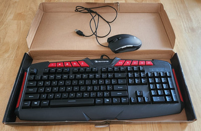 iBuypower Ares M1 Gaming Keyboard + iBuypower Zues E2 Gaming Mouse Combo