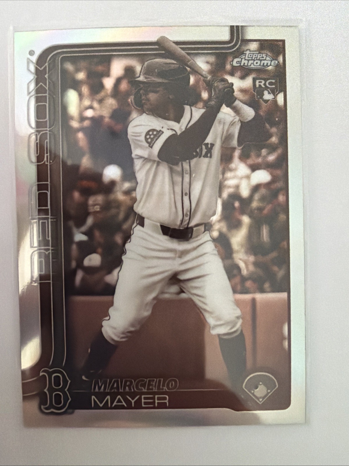 2025 Topps Chrome Update Series - Marcelo Mayer #USC9 Sepia Refractor (RC)