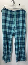 GAP Blue Plaid Pajama Pants Size Large