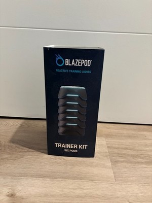 BlazePod Trainer Kit (6 Pods, Charger, Case) Interactive Light Reaction Training