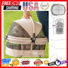 No-Zip View 360 Ultra Lite Pet Safety Carrier  Car Seat for Small Dogs  Cat...