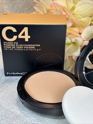 MAC Studio Fix Powder Plus Foundation - C4 - 15g/0.52oz NIB Original Formula