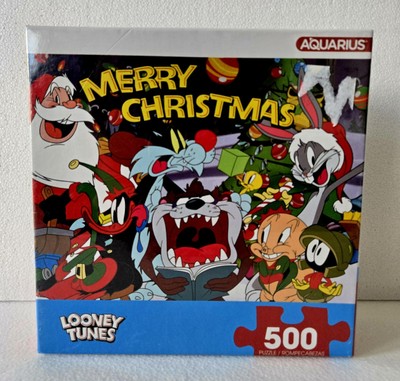 Aquarius Looney Tunes Merry Christmas 500 Piece Jigsaw Puzzle Bugs Bunny 