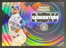 2022 Topps Freddy Peralta Generation Now Black /299 #GN-44 Brewers
