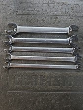 Vintage Craftsman Open-End Tappet Wrench Set Of 5, SAE, Made In The USA