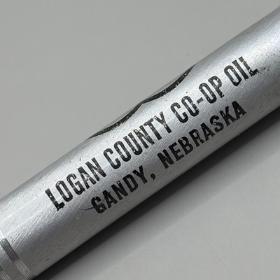 VTG Ballpoint Pen LOGAN COUNTY CO-OP OIL Gandy Nebraska NE