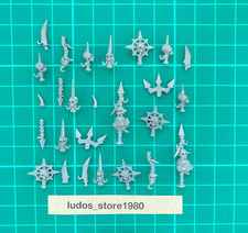 Chaos Space Marines Icons Spikes Chains Job Lot D Warhammer 40K RARE OOP P5 F