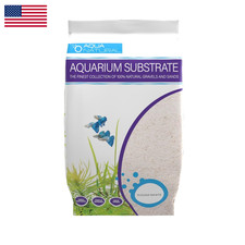 Aqua Natural Sugar White Sand 10Lb Substrate For Aquascaping Aquariums