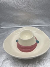 Vintage Sombrero Chip and Dip Large Serving Bowl Dish USA Cinco De Mayo