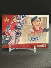 2022 Diamond Kings DK Signatures Holo Silver #30 Drew Ellis /50