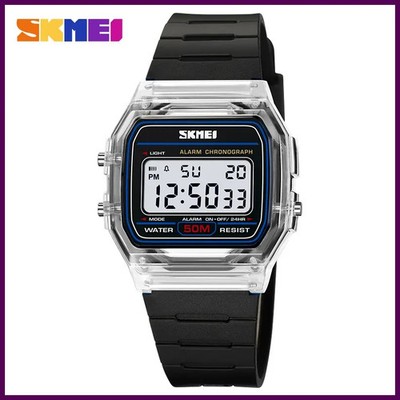 SKMEI 2056 Electronic Waterproof Sports Watch for Men Women Countdown Boy
