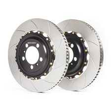 GiroDisc A1-298 Front Slotted Brake Rotors for 22-25 Audi RS3 (8Y)