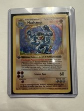 Machamp - (Base Set Shadowless) 008/102 Deck Exclusives Holo
