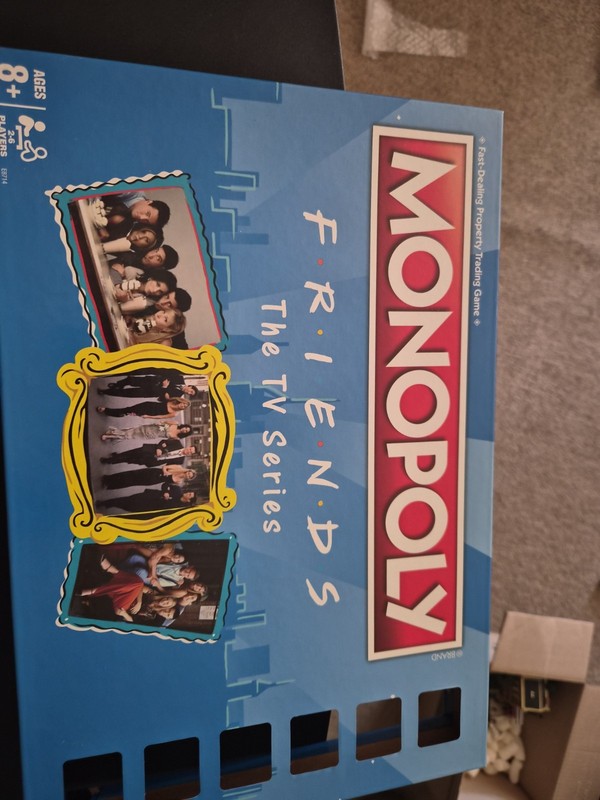 Hasbro Monopoly Friends The TV Series Board Game Custom Tokens 2-6 Players