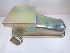 1986-02 Sb Chevy V8 Vortec Oil Pan Drag Racing Race 1 Piece Rear Main Seal Zinc