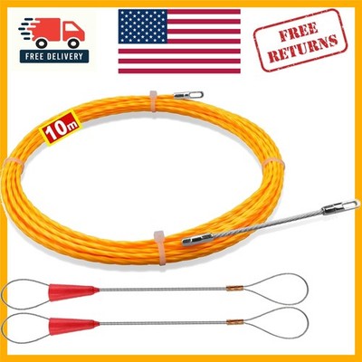 Professional 10m Wire Puller with Smooth Leader Tip - Ideal for Easy Routing