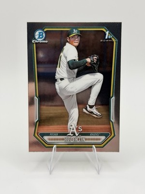 Wei-En Lin 2026 Bowman Chrome 1st Bowman Base Set #BCP-125 A's Prospect  