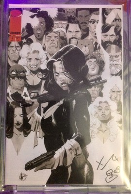 GEHENNA NAKED AGGRESSION #1E 1:25 MATTEO SCALERA VAR Signed Patrick Kindlon