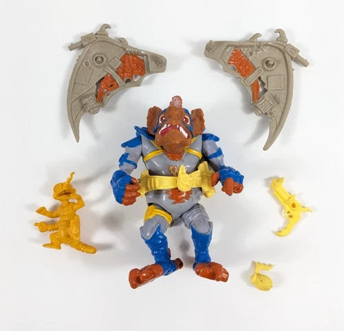TMNT Action Figures Vintage WINGNUT & SCREWLOOSE COMPLETE Good Condition 1990 91