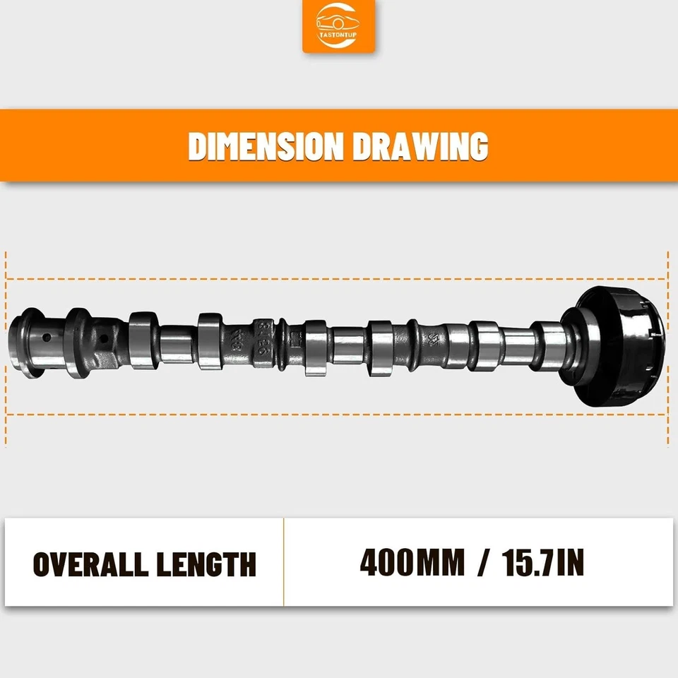 Árbol de levas de escape derecho 5184378AG para Chrysler Dodge Jeep RAM reemplaza 5184378AD- Foto 3 de 4