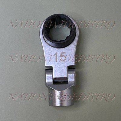 VIM NEW NORA115  12PT Nano Flex Offset Ratchet Attachment 3/8'' Drive 15mm