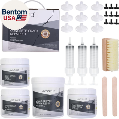 #ad Concrete Foundation Crack Repair Kit with Automatic Injector High Performance $167.71