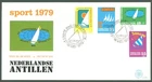Colonies E75 Netherlands Antilles 1979 FDC 4v Sailing Sports