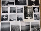 16 Vintage Landscape Scenic Old Snapshots Photos Black White Lot Photographs — photo 9