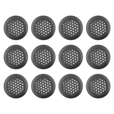 12pcs Lüftungslöcher Edelstahl Home Improvement Lamellenloch Kühlung Lüfter