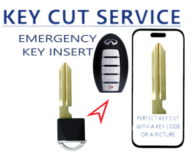 KEY CUT SERVICE + NI06-P DA34 2006-2020  NISSAN Emergency Key H0564-EG010