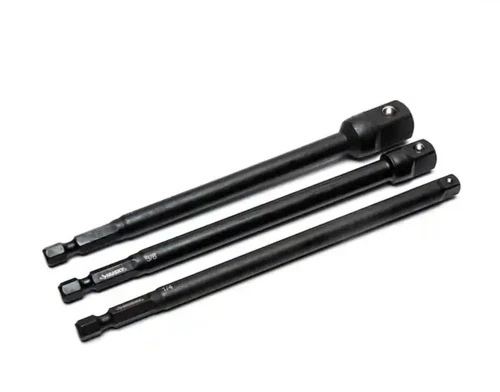 Husky Impact Socket Adapter Set 1/4 in HEX 6 Piece Rate Impact Grade Steel - Picture 1 of 5