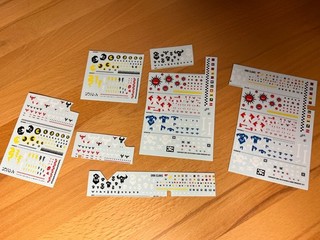 Warhammer 40k Orks – Abziehbilder / Decals / Transfer Sheets – Konvolut