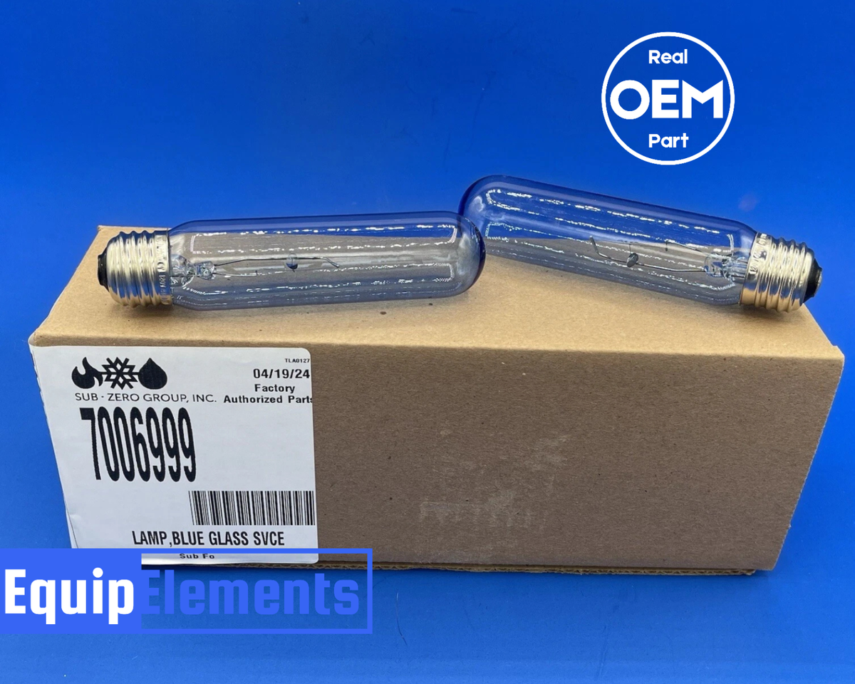 Sub-Zero Replacement Glass Lamp - Blue, Pack of 4 (7006999) for