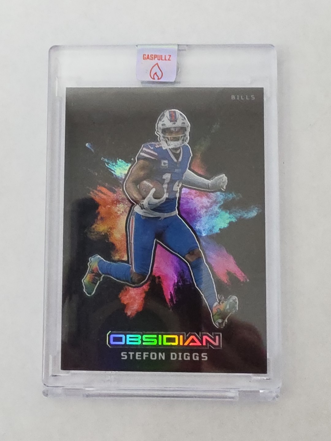 2023 Panini Obsidian - Black Color Blast Stefon Diggs #10