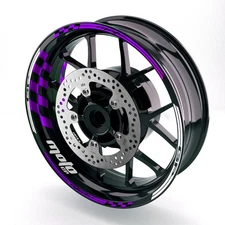 For Aprilia TUONO V4R 12-15 14 13 GP01 Rim Wheel Stickers Decal 17 inch Purple