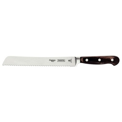 Century Wood Wooden Handle Bread Knife, 200mm, 21539/198, TRAMONTINA