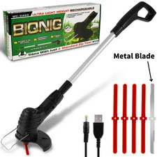 Garden Electric Lawn Mower Cordless Weed Eater Weed Cutter, Waterproof Lawn Mowe