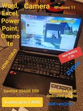 15.6" Laptop Windows 11 💻 Dedicated Graphics, New Battery, Fast & Reliable