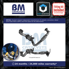 Catalytic Converter Type Approved + Fitting Kit fits FORD ECOSPORT 1.0 Front BM