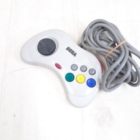 Sega Saturn White Console with 2 controllers & 6 games tested Japanese HST-3220