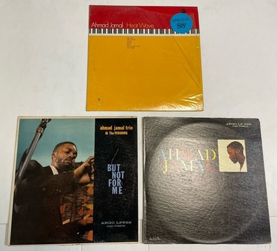 Lot of 3 Vintage Ahmad Jamal Trio Vinyl Albums LP Live Heat Wave Pershing Jazz