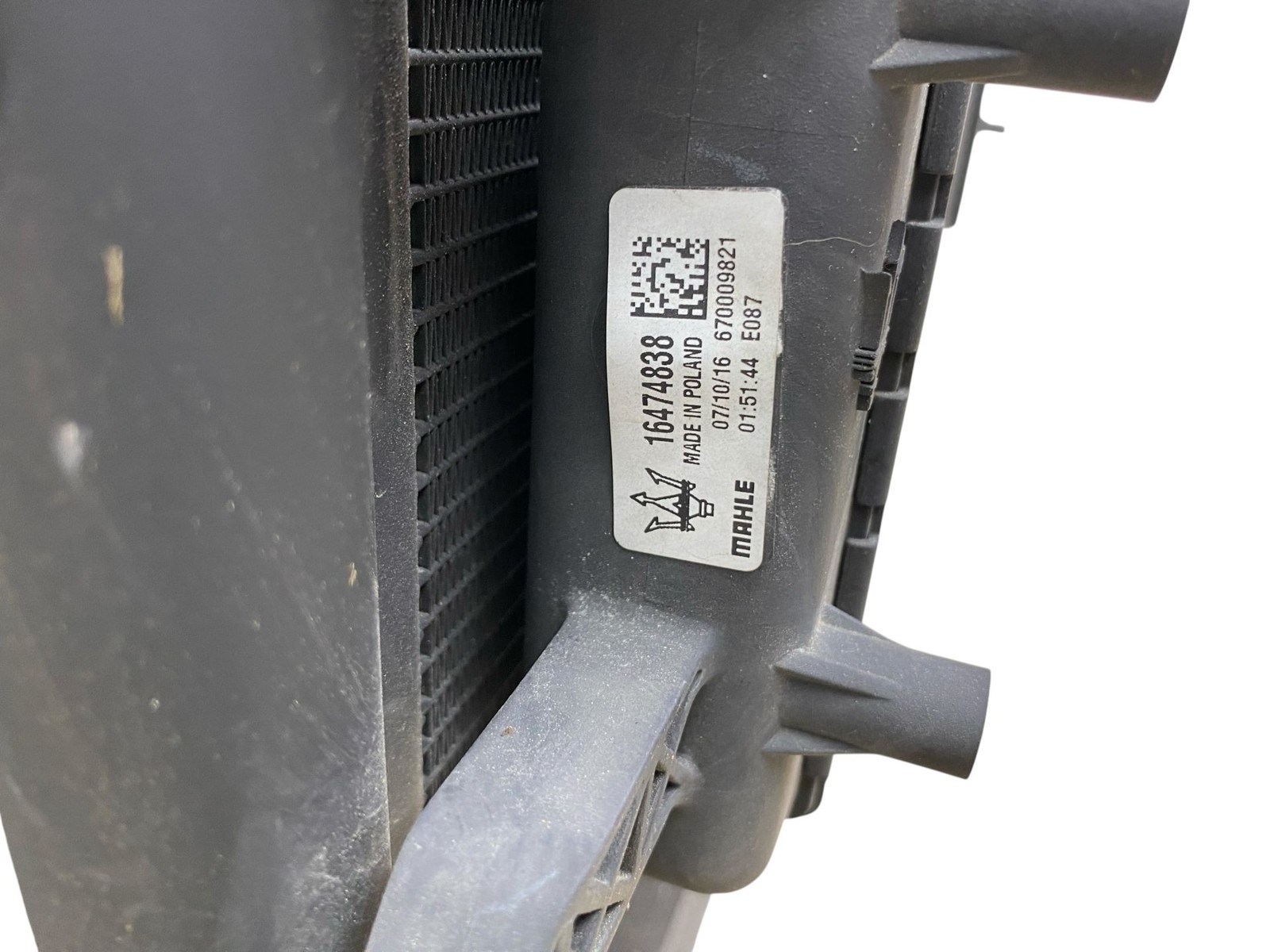 2017 MASERATI LEVANTE M161 3.0L ENGINE RADIATOR & COOL FAN W/ SHROUD & CONDENSER