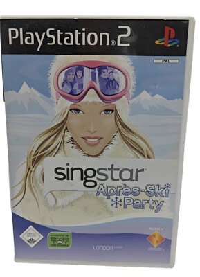 PS2 Sing Star Après-Ski Party  Sony Playstation 2 Karaoke Videospiel Game  Spaß
