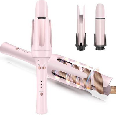 Automatic Curling Iron Hair Waver with Anti-Tangle & Auto-Off Hair Curler Rep...