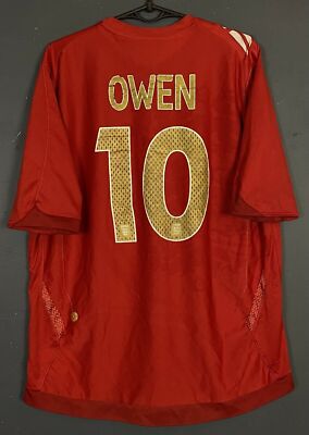 UMBRO MEN'S ENGLAND NATIONAL 2006/2008 OWEN SOCCER FOOTBALL SHIRT