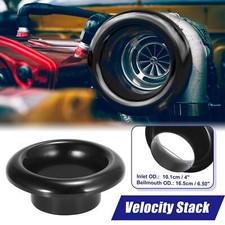 4 Inlet Car Bellmouth Velocity Stack Adapter Air Intake Turbo Horn Replacement